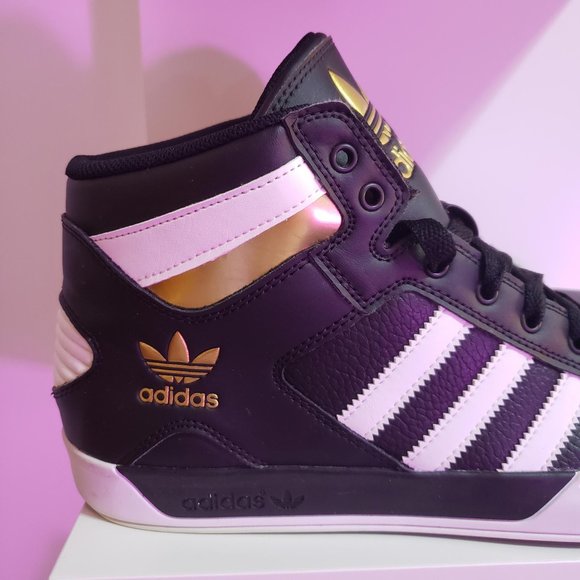 SOLD- Adidas Mens Hard Court High Top Sneakers - Picture 8 of 9